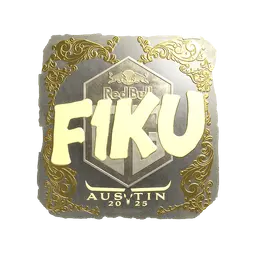 Sticker | F1KU (Gold) | Austin 2025