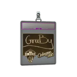 Sticker Slab | GruBy (Gold) | Cologne 2015
