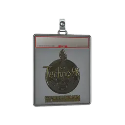 Sticker Slab | Techno4K (Gold) | Copenhagen 2024