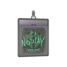 Sticker Slab | noway (Foil) | Austin 2025