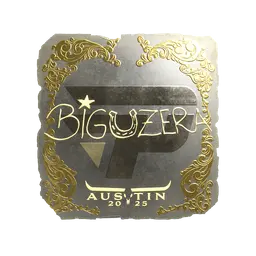 Sticker | biguzera (Gold) | Austin 2025