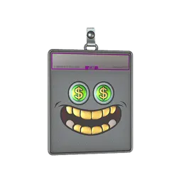 Sticker Slab | Gold Teef (Foil)