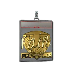 Sticker Slab | rain (Gold) | Krakow 2017