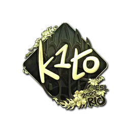 Sticker | k1to (Gold) | Rio 2022