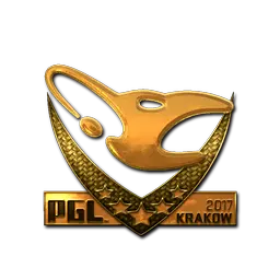Sticker | mousesports (Gold) | Krakow 2017