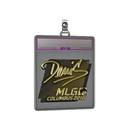 Sticker Slab | denis (Gold) | MLG Columbus 2016