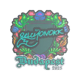 Sticker | BELCHONOKK (Embroidered) | Budapest 2025