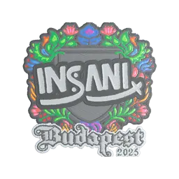 Sticker | insani (Embroidered) | Budapest 2025