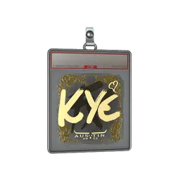 Sticker Slab | kye (Gold) | Austin 2025
