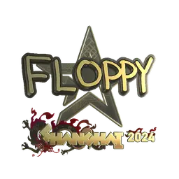 Sticker | floppy (Gold) | Shanghai 2024