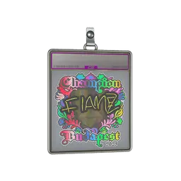 Sticker Slab | FlameZ (Holo, Champion) | Budapest 2025