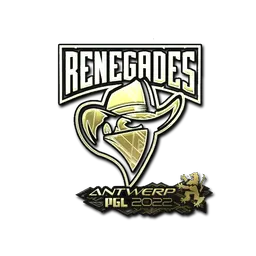 Sticker | Renegades (Gold) | Antwerp 2022