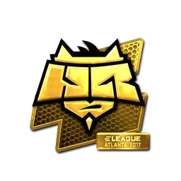 Sticker | HellRaisers (Gold) | Atlanta 2017