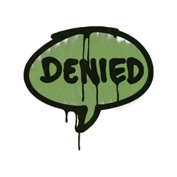 Sealed Graffiti | Denied (Battle Green)