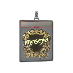Sticker Slab | Moseyuh (Gold) | Budapest 2025