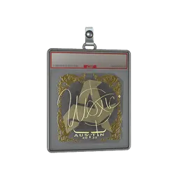 Sticker Slab | woxic (Gold) | Austin 2025
