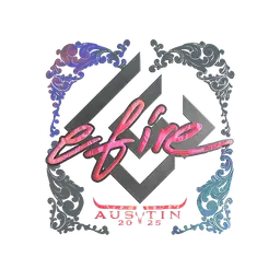 Sticker | efire (Holo) | Austin 2025