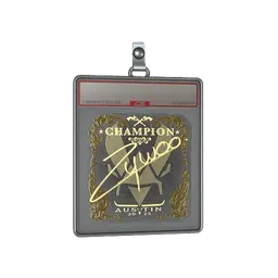 Sticker Slab | ZywOo (Gold, Champion) | Austin 2025