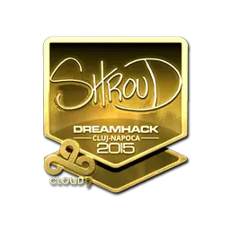Sticker | shroud (Gold) | Cluj-Napoca 2015