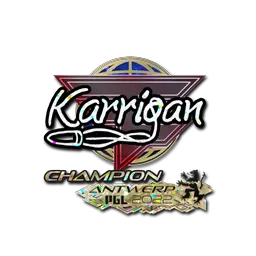 Sticker | karrigan (Glitter, Champion) | Antwerp 2022