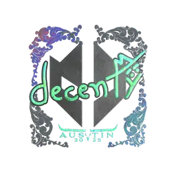 Sticker | decenty (Holo) | Austin 2025