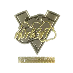 Sticker | n0rb3r7 (Gold) | Copenhagen 2024