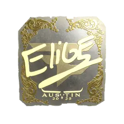 Sticker | EliGE (Gold) | Austin 2025