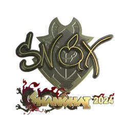Sticker | Snax (Gold) | Shanghai 2024