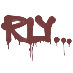 Sealed Graffiti | Rly (Brick Red)