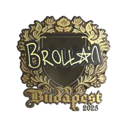 Sticker | Brollan (Gold) | Budapest 2025