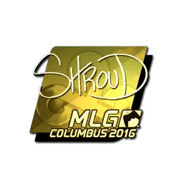 Sticker | shroud (Gold) | MLG Columbus 2016