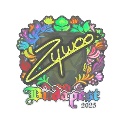 Sticker | ZywOo (Holo) | Budapest 2025