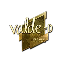 Sticker | v4lde (Gold) | Boston 2018
