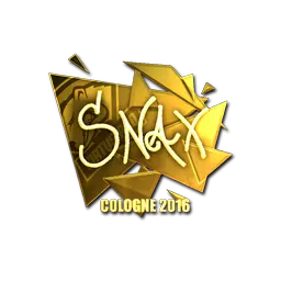 Sticker | Snax (Gold) | Cologne 2016