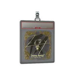 Sticker Slab | zevy (Gold) | Austin 2025
