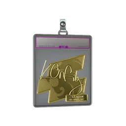 Sticker Slab | k0nfig (Gold) | Atlanta 2017