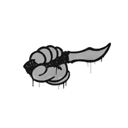 Sealed Graffiti | Backstab (Shark White)
