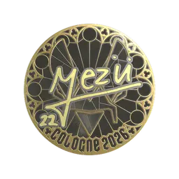 Sticker | mezii (Gold) | Cologne 2026