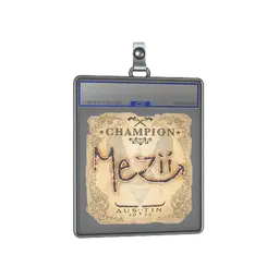 Sticker Slab | mezii (Champion) | Austin 2025