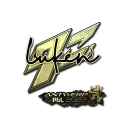 Sticker | luken (Gold) | Antwerp 2022