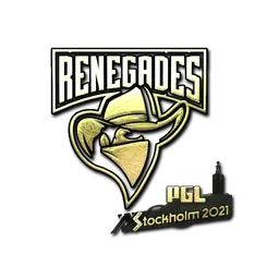 Sticker | Renegades (Gold) | Stockholm 2021