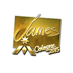 Sticker | James (Gold) | Cologne 2015