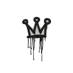 Sealed Graffiti | Little Crown (Shark White)