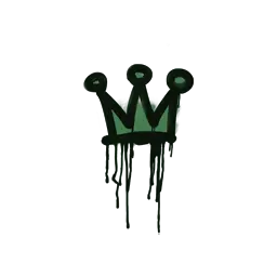 Sealed Graffiti | Little Crown (Jungle Green)