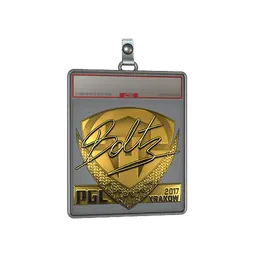 Sticker Slab | boltz (Gold) | Krakow 2017