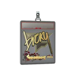 Sticker Slab | broky (Gold) | Shanghai 2024