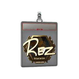 Sticker Slab | REZ (Gold) | London 2018