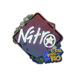 Sticker | nitr0 (Glitter) | Rio 2022