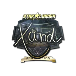 Sticker | xand (Gold) | Berlin 2019