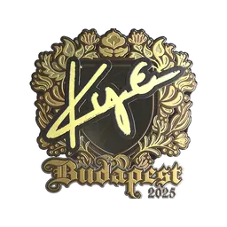 Sticker | kye (Gold) | Budapest 2025